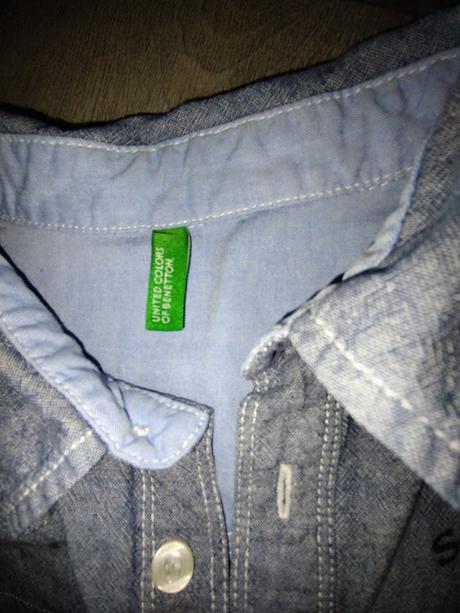 Košeľa s krátkym rukávom benetton, benetton,140