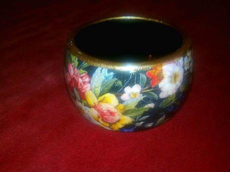 Drevený náramok kvetinkový, 