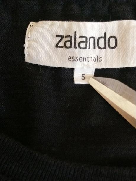 Dámsky čierny top, zalando, l, l