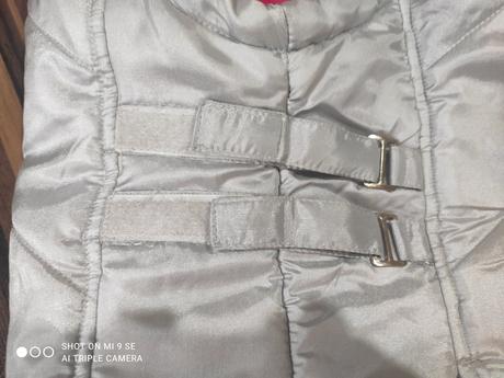 Predám krásnu  bundu a vestičku, 122