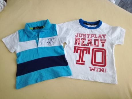 Chlapčenské tričká 2ks spolu, just play,80
