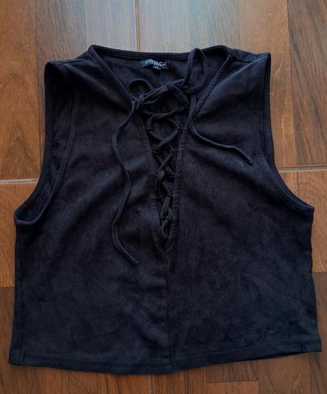 Top šnurovací raz oblečený, l