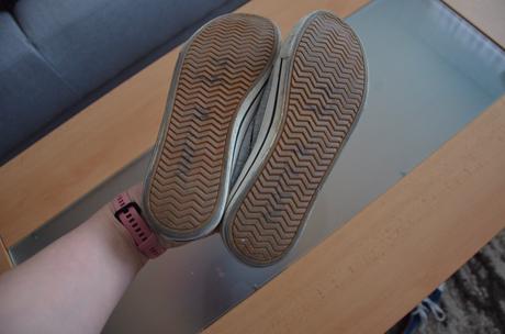 Sivé tenisky-tramky v.38, 37