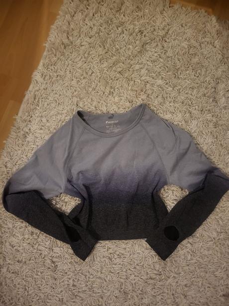 Crop top na cvičenie, l