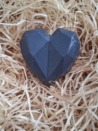 Mydlo v tvare srdca,