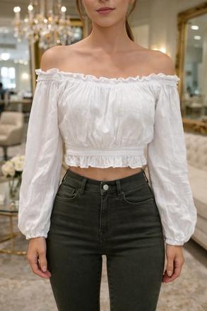 Top s dlhým rukávom, stradivarius,xs