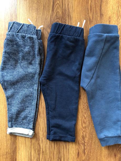 3 x tepláky, c&a,80