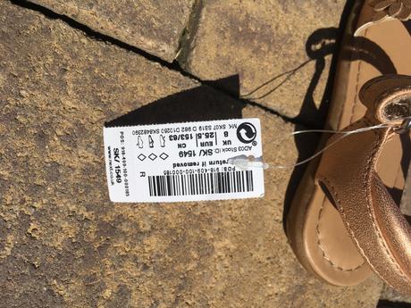 Sandálky next v. 25,5  zlatá ružová, next,25