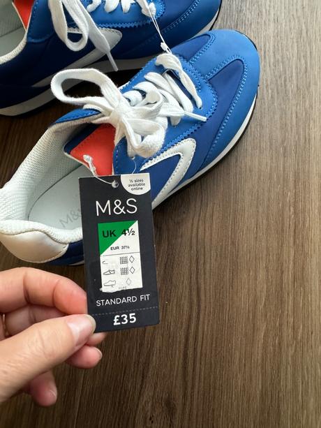 Tenisky na snurovanie, 37,5, s dopor.postou, marks & spencer,37