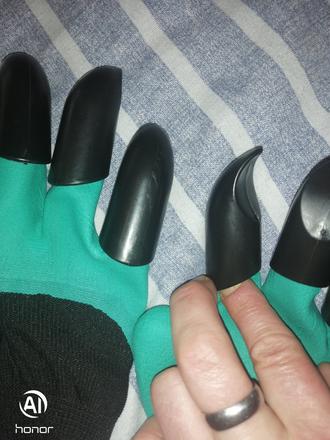 Zahrada rukavice, l / m