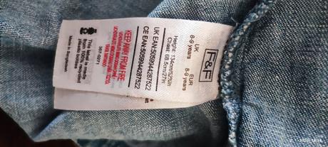 Riflové šaty, f&f,134