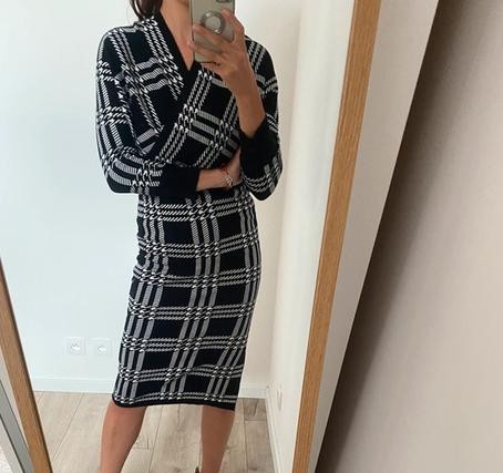 Čierno biele šaty, m