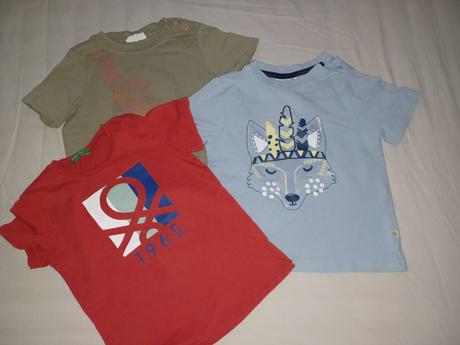 Chlapčenské tričká, benetton,92