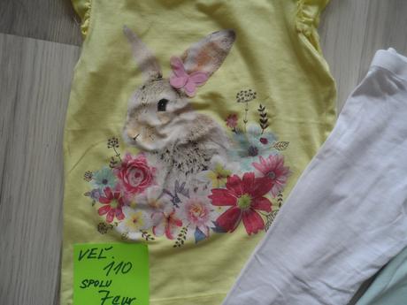 Komplet legínok a trička, palomino,110