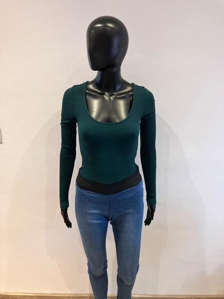 Dámske tmavozelené body stradivarius (s), stradivarius,s