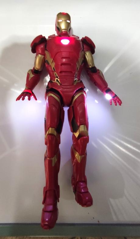 Marvel power icons iron man hovoriaca figúrka,