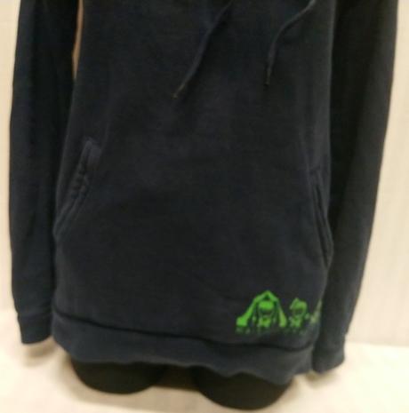 Tmavo modrá mikina s kapucňou, selectic, s