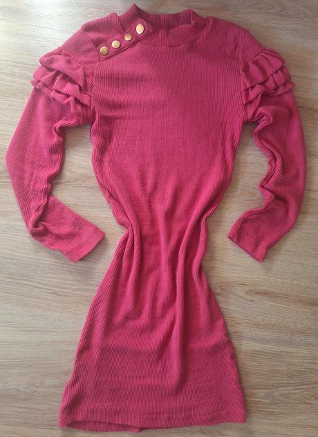 Rebrované tričkove šaty, m