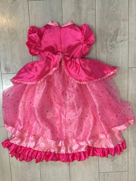 Kostym princezná peach super mario 5-7 rokov, 