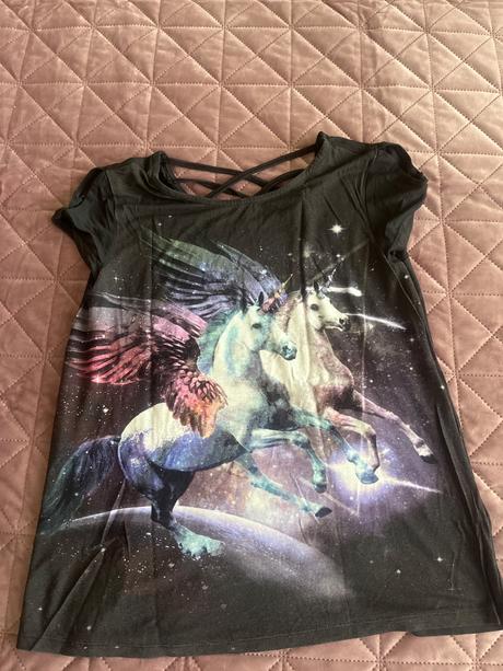 146 lindex tričko s jednorožcom pre dvojičky, 146