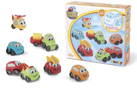 Autíčka vroom planet smoby 7ks, 