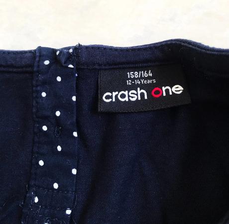 Bavlnené tričko peplum pop, crashone,158