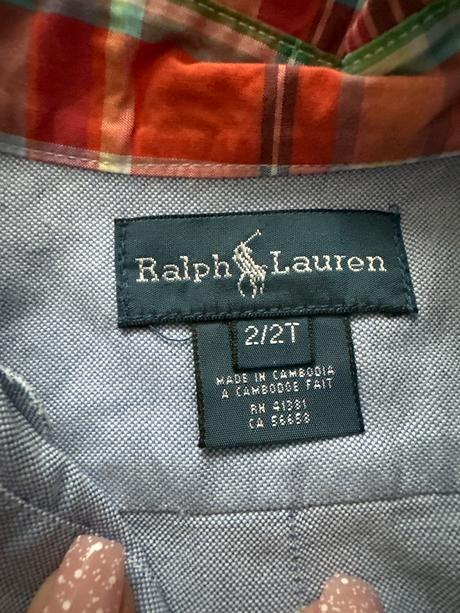2 ks košeľa polo rl, ralph lauren,92