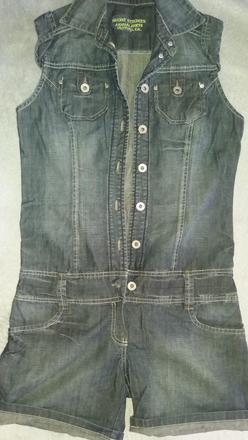1xobleceny riflovy overal, c&a,36