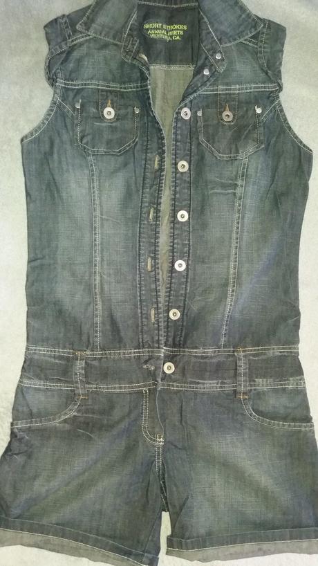 1xobleceny riflovy overal, c&a,36
