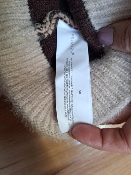 Vianočná zimná čiapka, primark,74 / 80