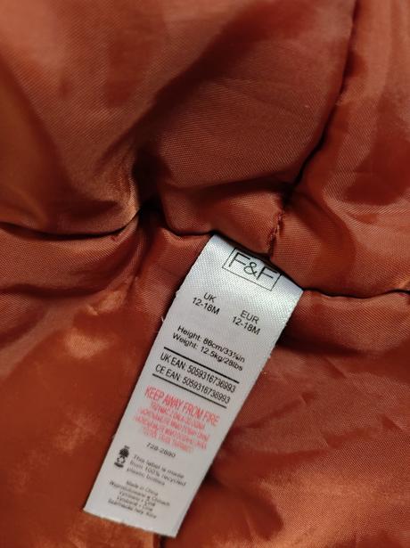 Zimný kabát 86, f&f,86