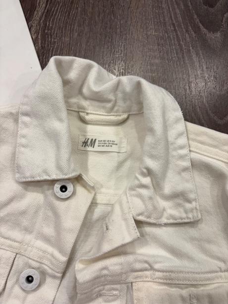 H&m štylova dievčenska riflovka na 9-10 rokov, h&m,140