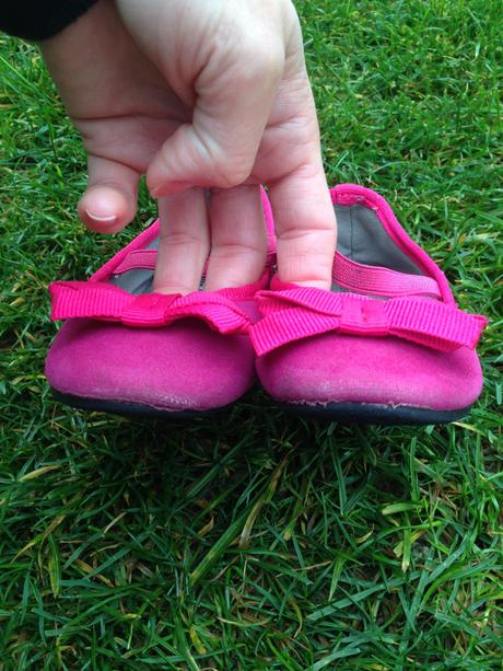 Balerínky s maličkou 1x obute, reserved,23