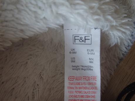 Zateplený svetrík, f&f,74