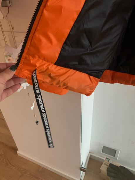 Oranžová zimná bunda- sportalm, 42