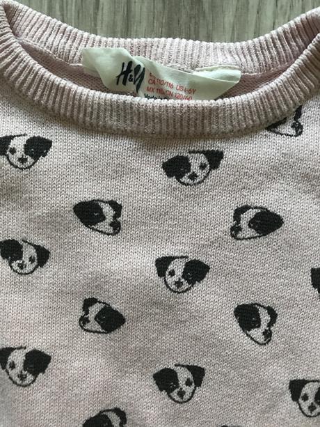 Svetrik psík 4-6 rokov, h&m,116
