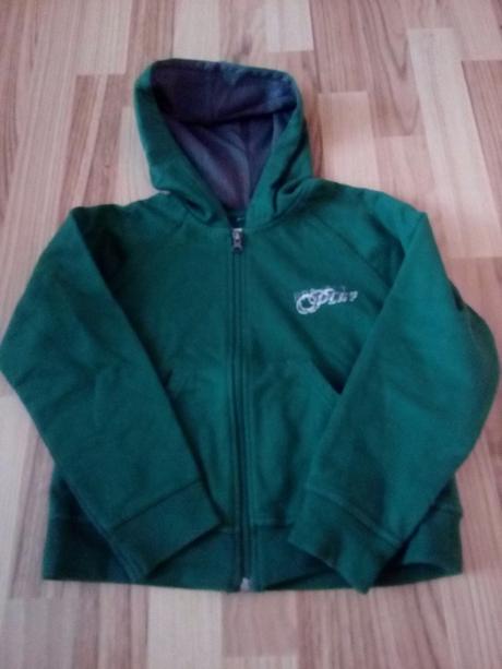 Zelena chlapcenska mikina, kik,122