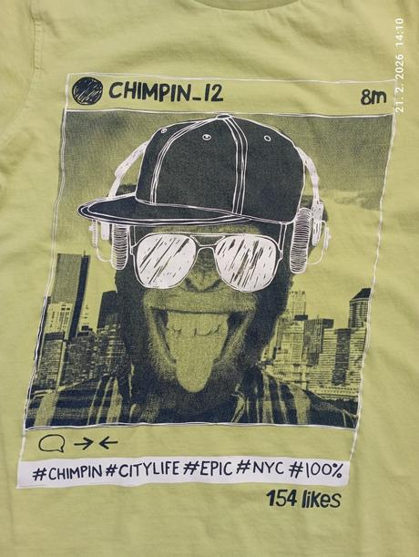 Žltozelené tričká 146/152 (už s poštovným), george,146