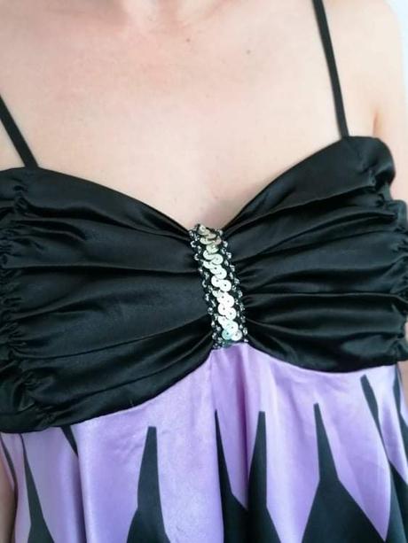 Spoločenské vzorované šaty, m