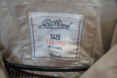 Trenčkot na prechodné obdobie, takko,134