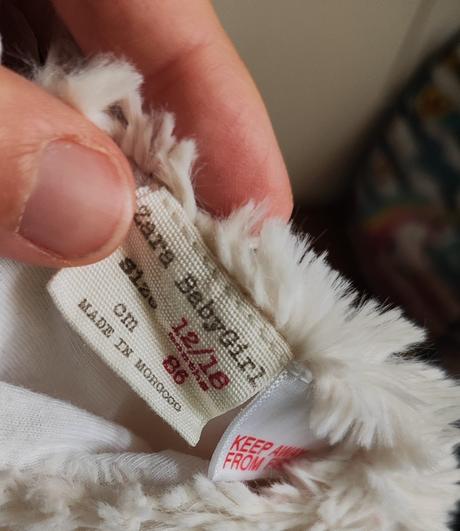 Huňatá mikina, zara,86