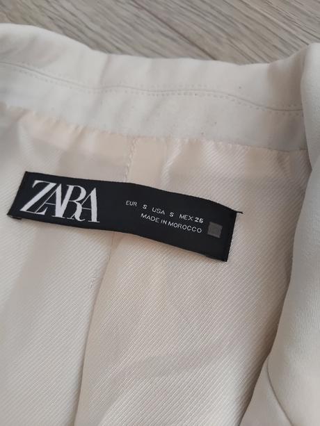 Biele sako zara s, zara,s