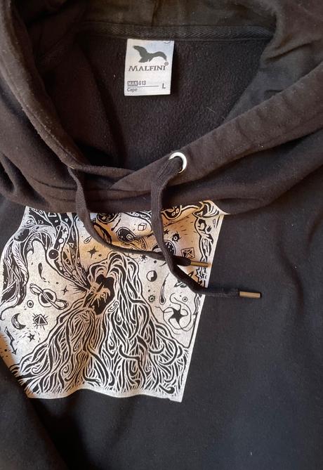 Supaspicybois merch mikina s kapucňou čierna l, l