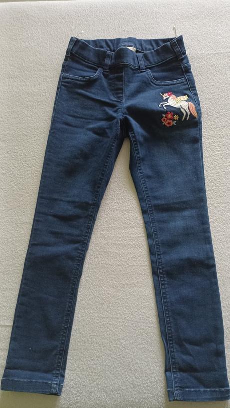 Riflové nohavice c&a veľ.128, c&a,128