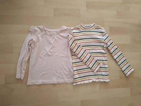 Dievčenské bavlnené tričká  veľ. 110, palomino,110