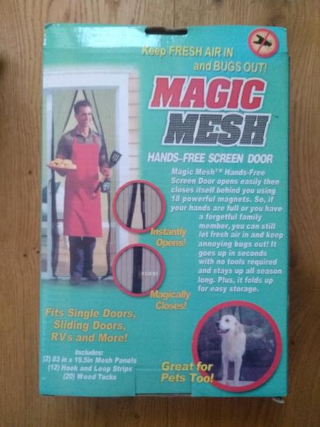 Magnetická sieť do dverí proti hmyzu magic mesh,