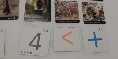 4 sady multifunkčných karticiek - aj, matematika,, 