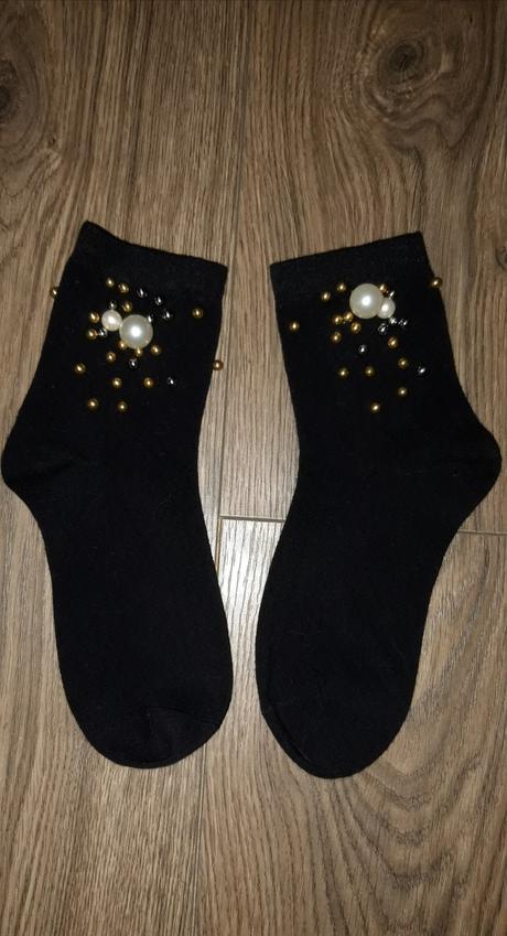 Ponožky kvalitne s perlickami, 37