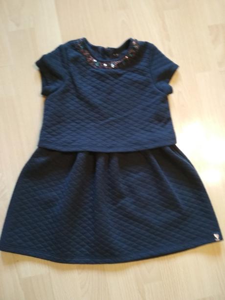 Tmavomodré šaty ikks, 110
