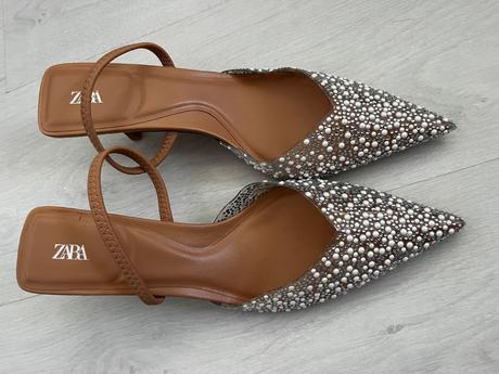 Krásne kamienkové lodičky zara, zara,38